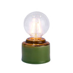 Dusklia - Robin Reactive Glaze Ceramic Bulb Table Lamp - Green/Brown