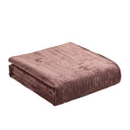 Dusklia - Rome Velvet Greek Matelasse Bedspread - Deep Pink