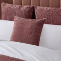 Dusklia - Rome Velvet Greek Matelasse Cushion Cover - Deep Pink