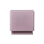 Dusklia - Romilly High Gloss 2 Drawer Bedside Table - Violet Ice