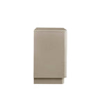 Dusklia - Romilly High Gloss 3 Drawer Chest - Taupe