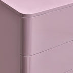 Dusklia - Romilly High Gloss 3 Drawer Chest - Violet Ice
