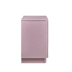 Dusklia - Romilly High Gloss 3 Drawer Chest - Violet Ice