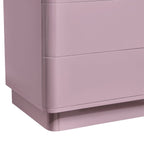 Dusklia - Romilly High Gloss 3 Drawer Chest - Violet Ice