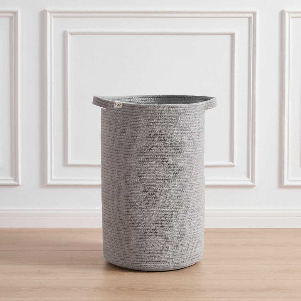 Dusklia - Rope Laundry Basket - Grey