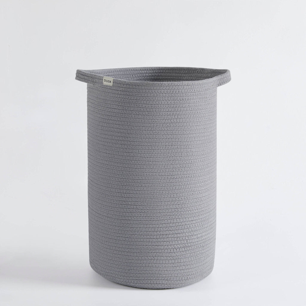 Dusklia - Rope Laundry Basket - Grey