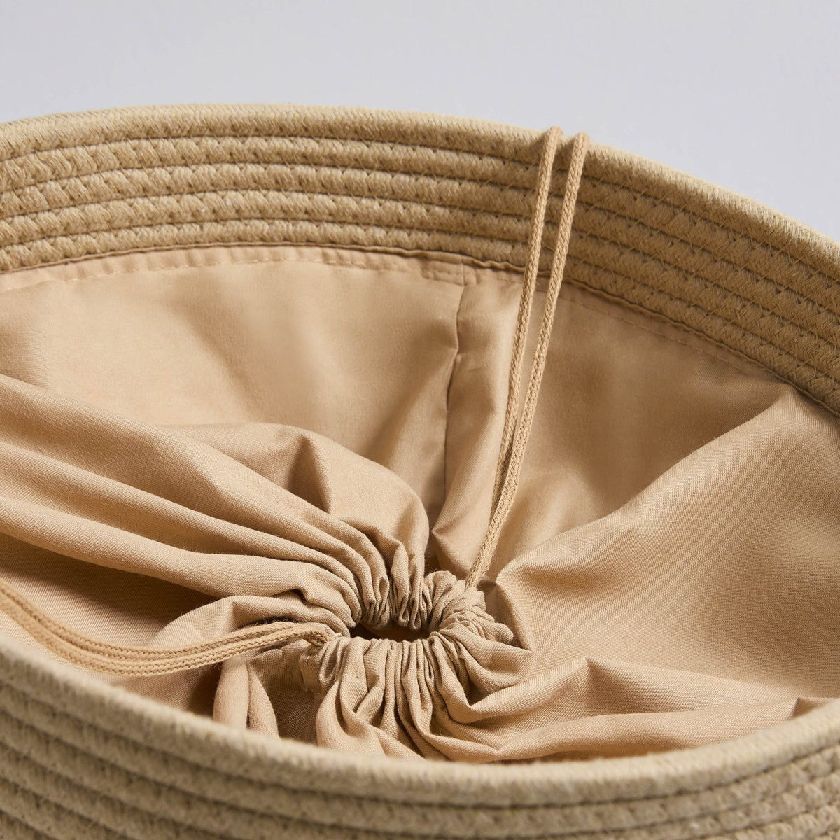 Dusklia - Rope Laundry Basket - Natural