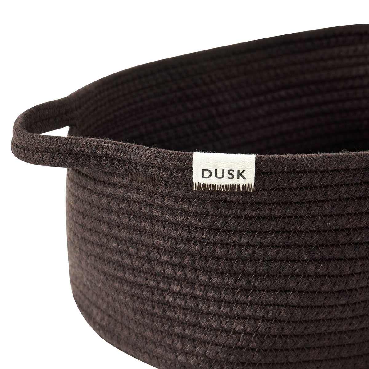 Dusklia - Rope Storage Basket Cube Set - Chocolate