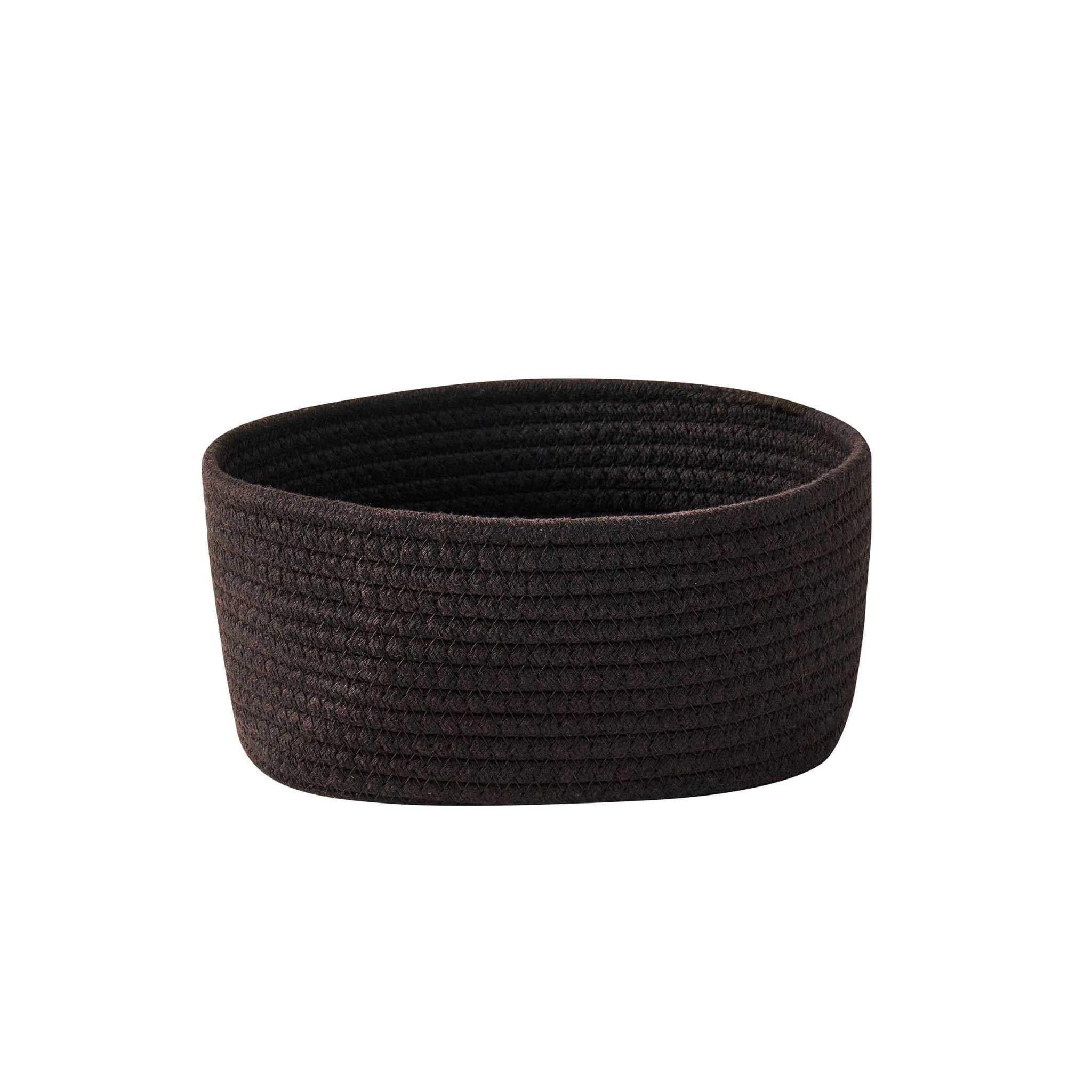 Dusklia - Rope Storage Basket Cube Set - Chocolate