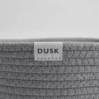 Dusklia - Rope Storage Cube Set - Grey