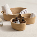 Dusklia - Rope Storage Cube Set - Natural