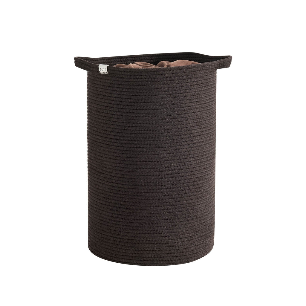 Dusklia - Rope Storage Laundry Basket - Chocolate
