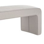 Dusklia - Rosewood Panelled Bench - Stone Grey
