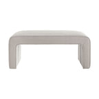 Dusklia - Rosewood Panelled Bench - Stone Grey