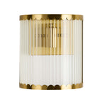 Dusklia - Rosie Glass Scallop Wall Light - Gold