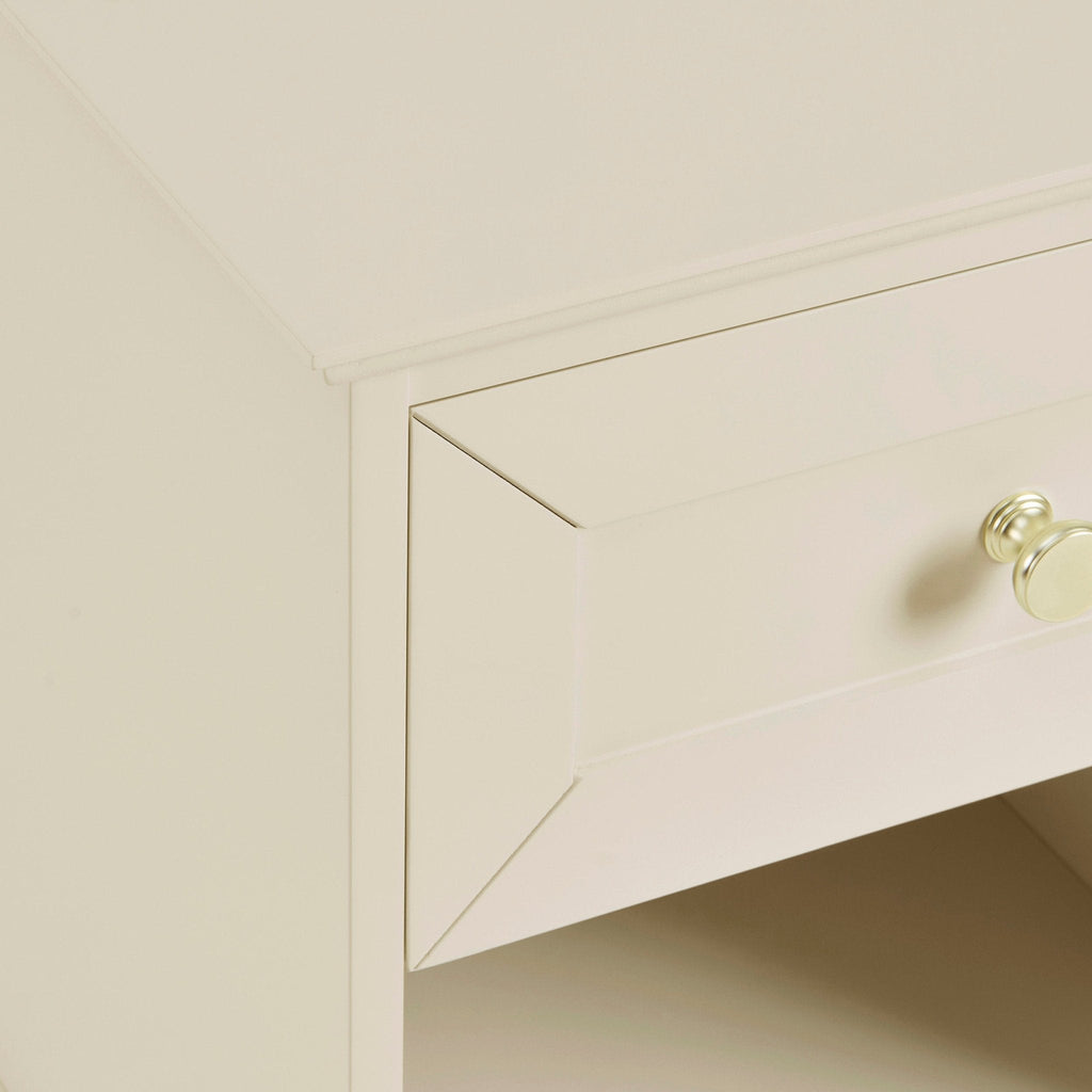 Dusklia - Ruby 1 Drawer Nightstand - Cream