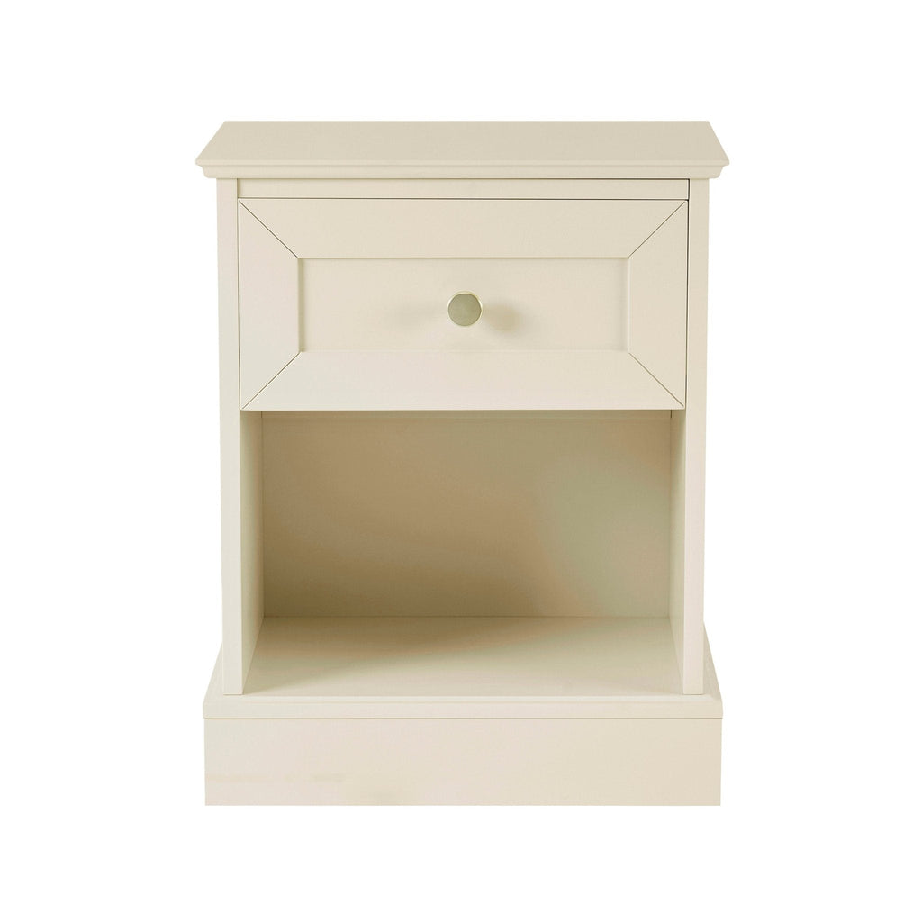 Dusklia - Ruby 1 Drawer Nightstand - Cream