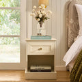 Dusklia - Ruby 1 Drawer Nightstand - Cream