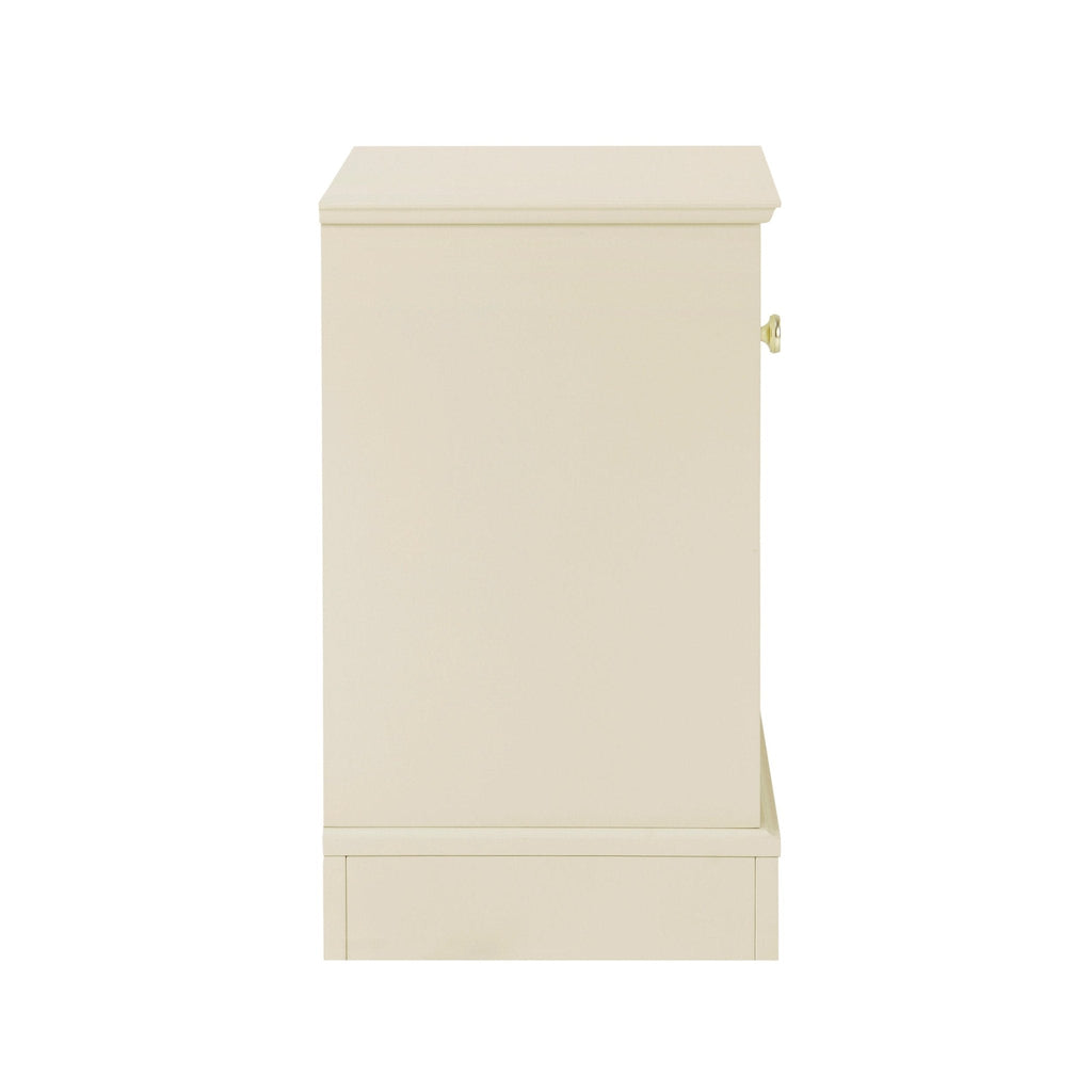 Dusklia - Ruby 1 Drawer Nightstand - Cream