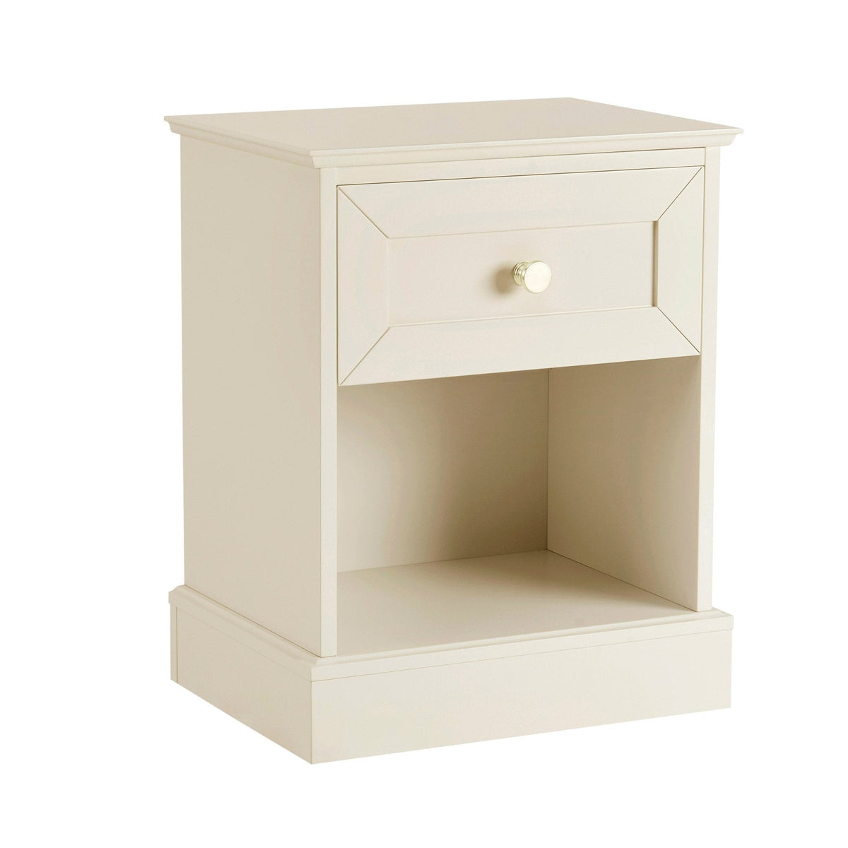 Dusklia - Ruby 1 Drawer Nightstand - Cream