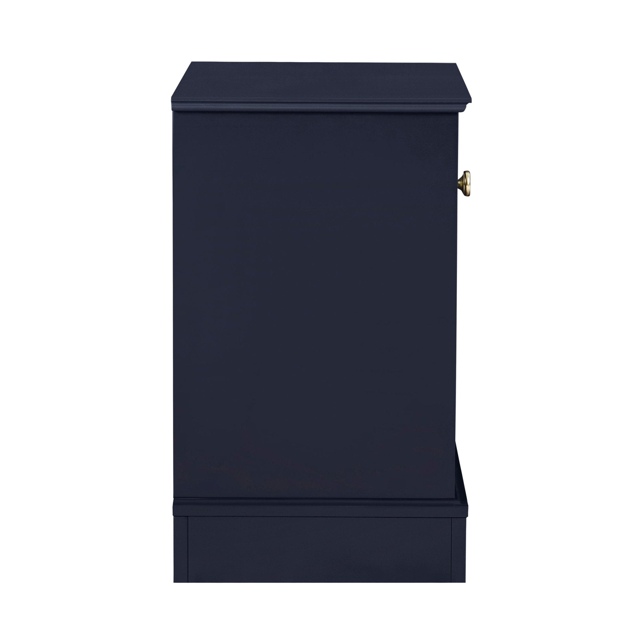 Dusklia - Ruby 1 Drawer Nightstand - Midnight
