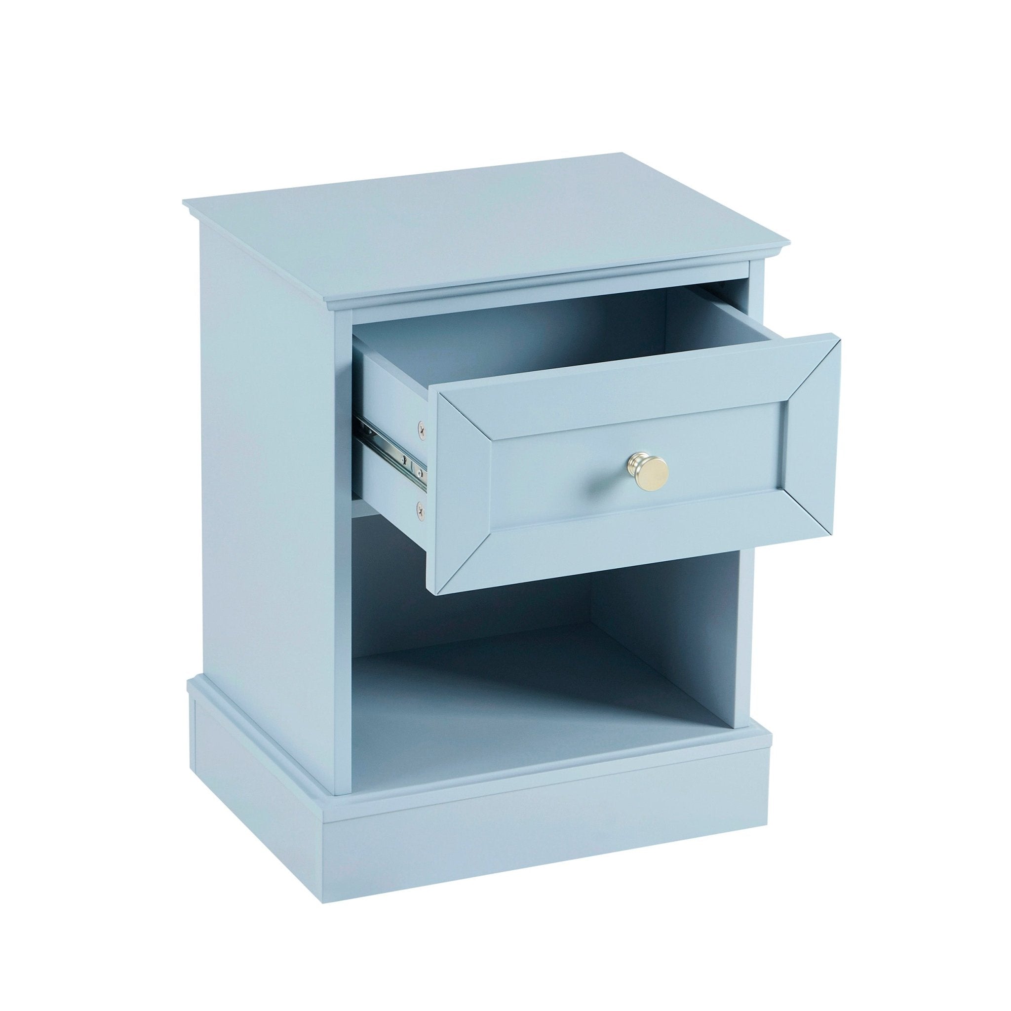 Dusklia - Ruby 1 Drawer Nightstand - Sky Blue