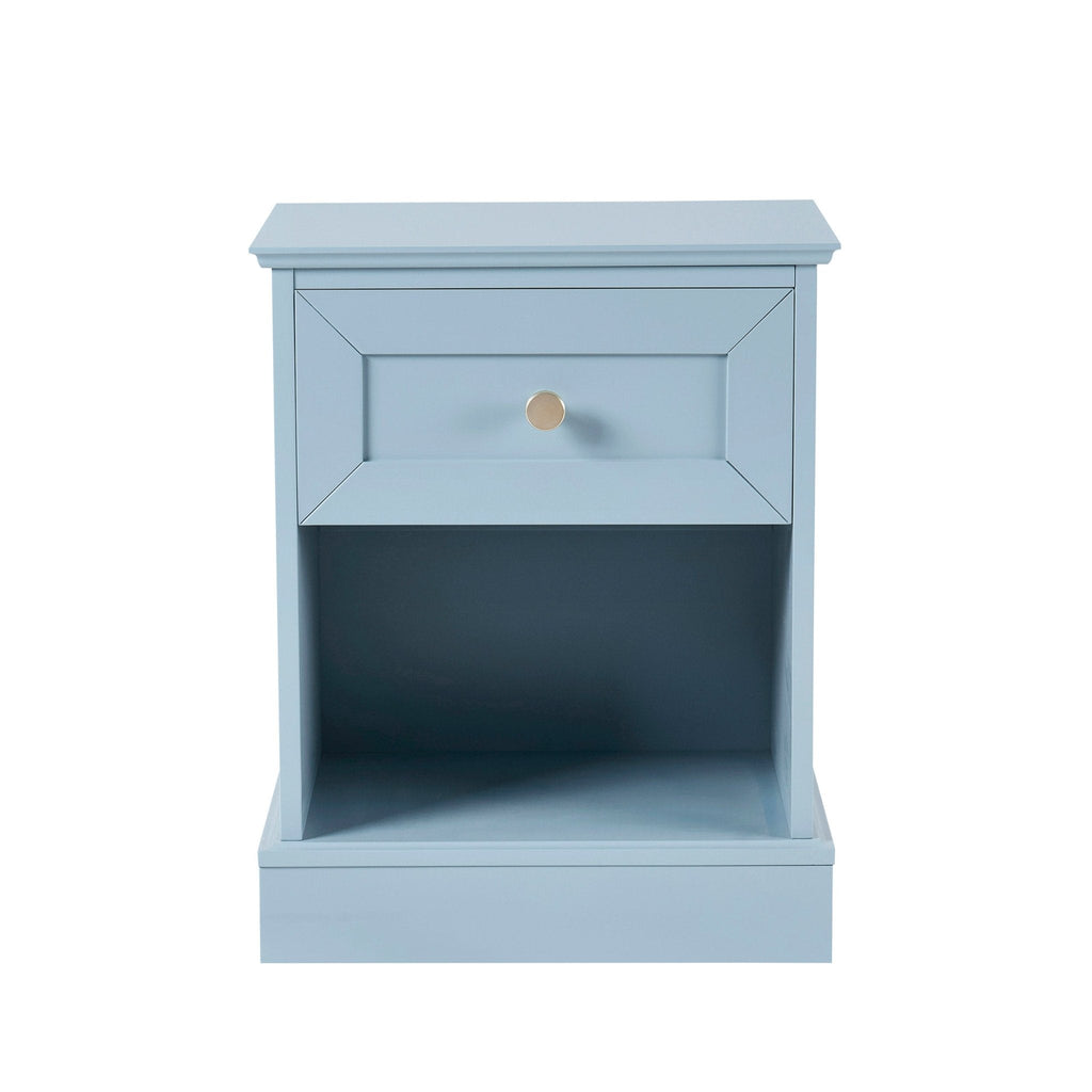 Dusklia - Ruby 1 Drawer Nightstand - Sky Blue