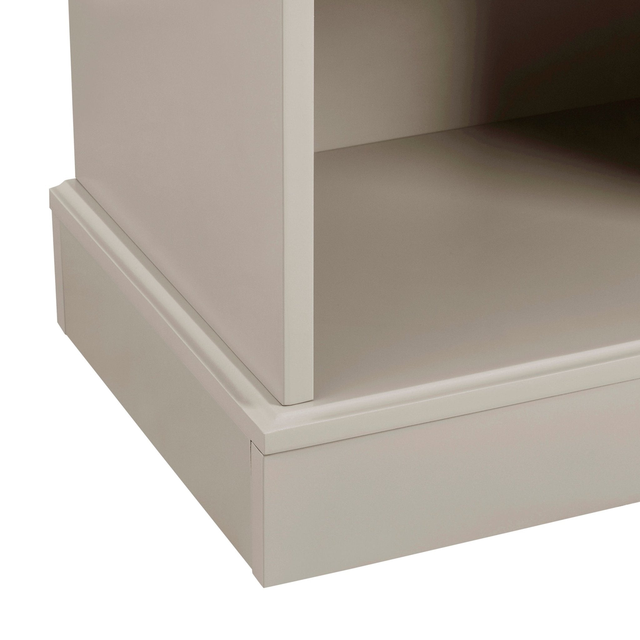 Dusklia - Ruby 1 Drawer Nightstand - Taupe