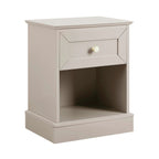 Dusklia - Ruby 1 Drawer Nightstand - Taupe