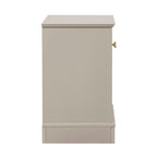 Dusklia - Ruby 1 Drawer Nightstand - Taupe
