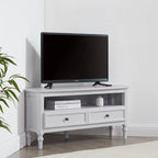 Dusklia - Ruby 100cm Corner TV Unit - Washed Stone