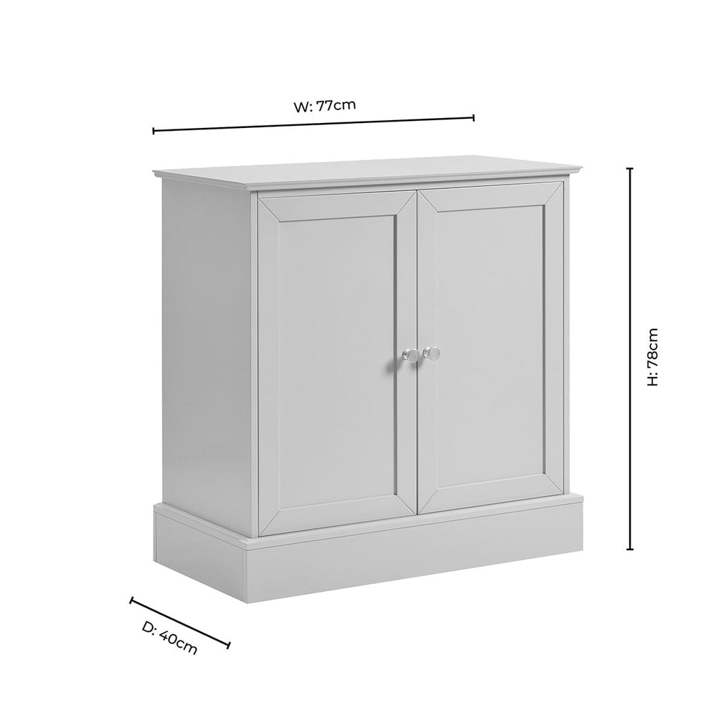 Dusklia - Ruby 2 Door Sideboard - Taupe
