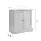 Dusklia - Ruby 2 Door Sideboard - Taupe