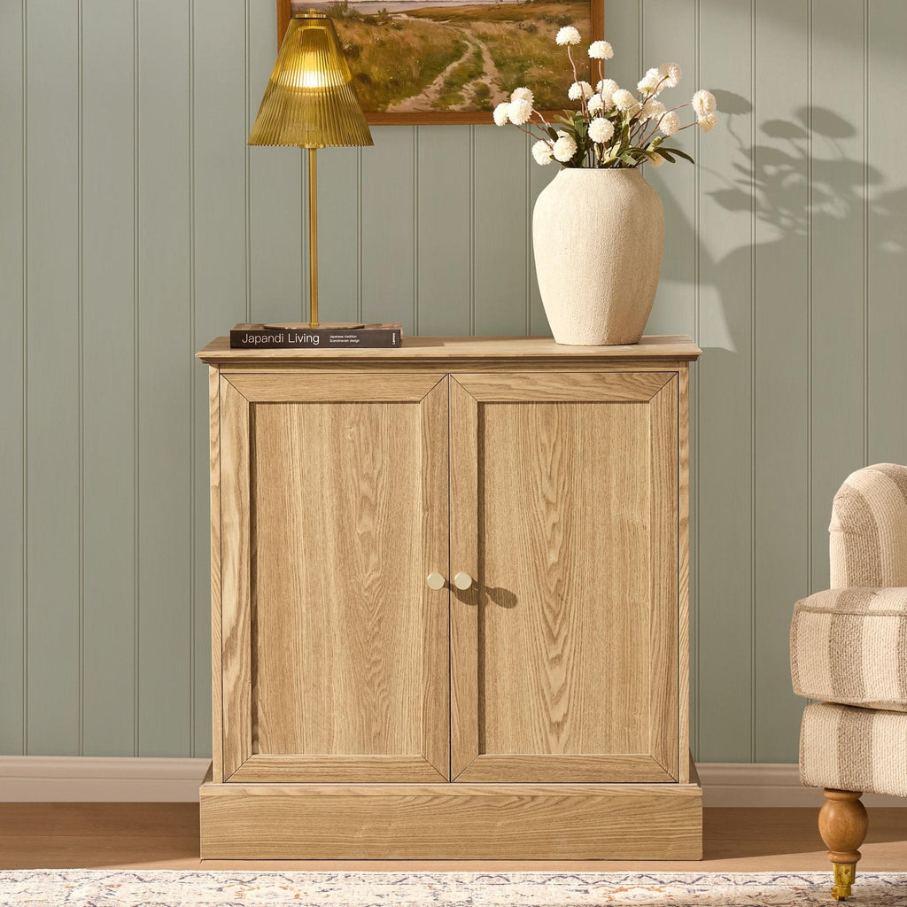 Dusklia - Ruby 2 Door Sideboard - Light Wood