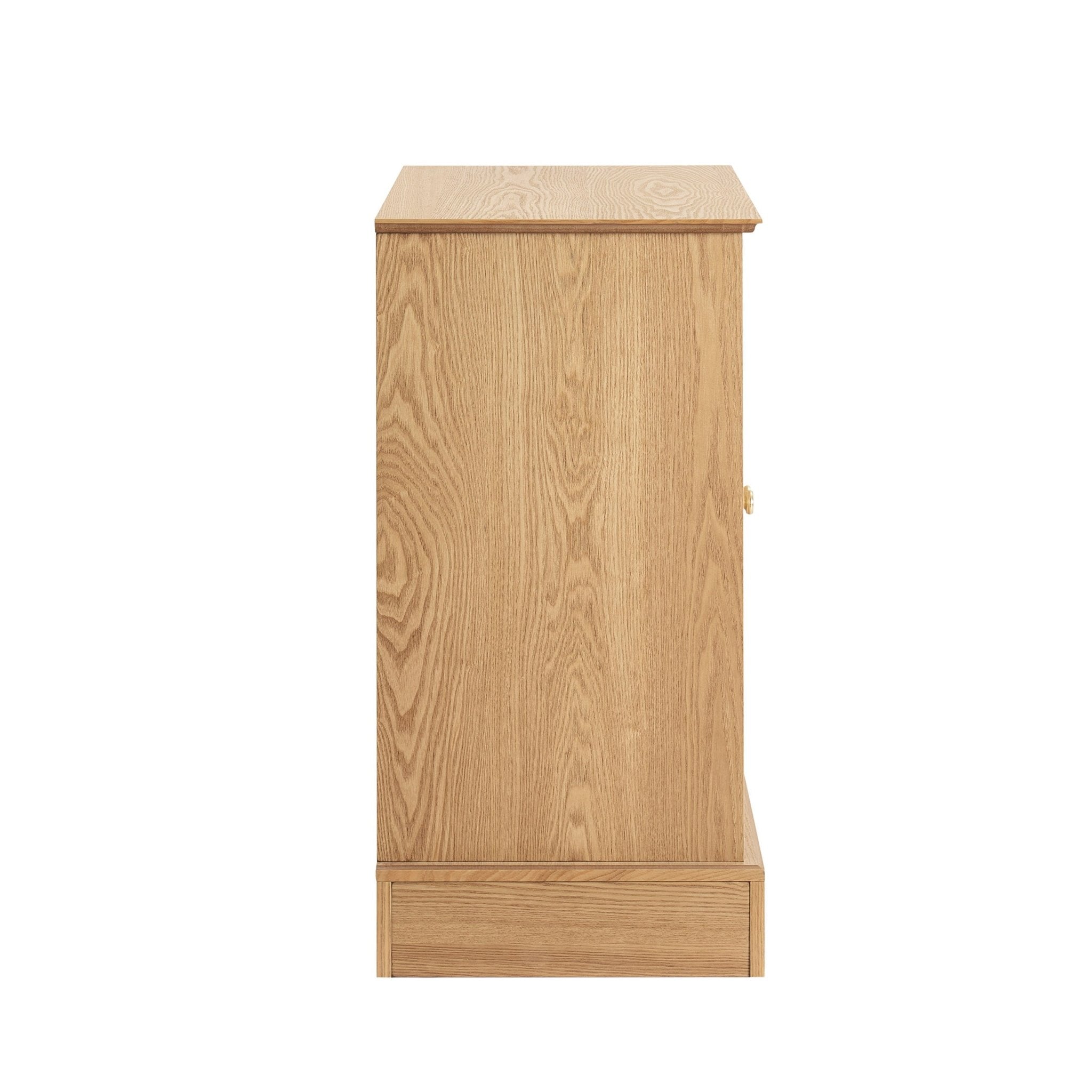 Dusklia - Ruby 2 Door Sideboard - Light Wood