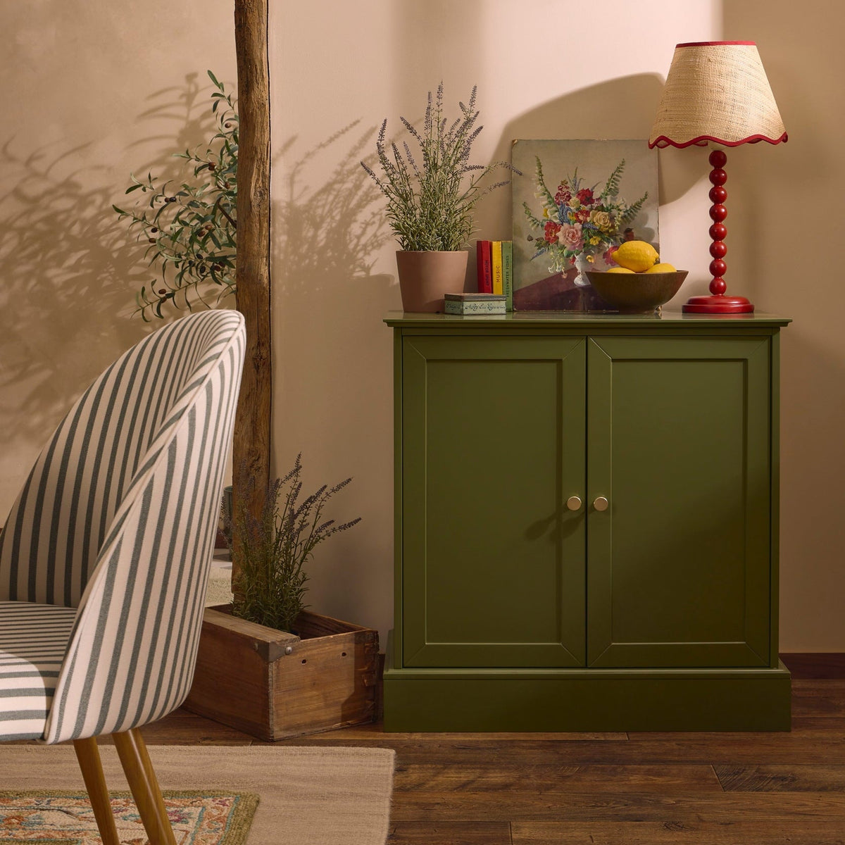 Dusklia - Ruby 2 Door Sideboard - Olive