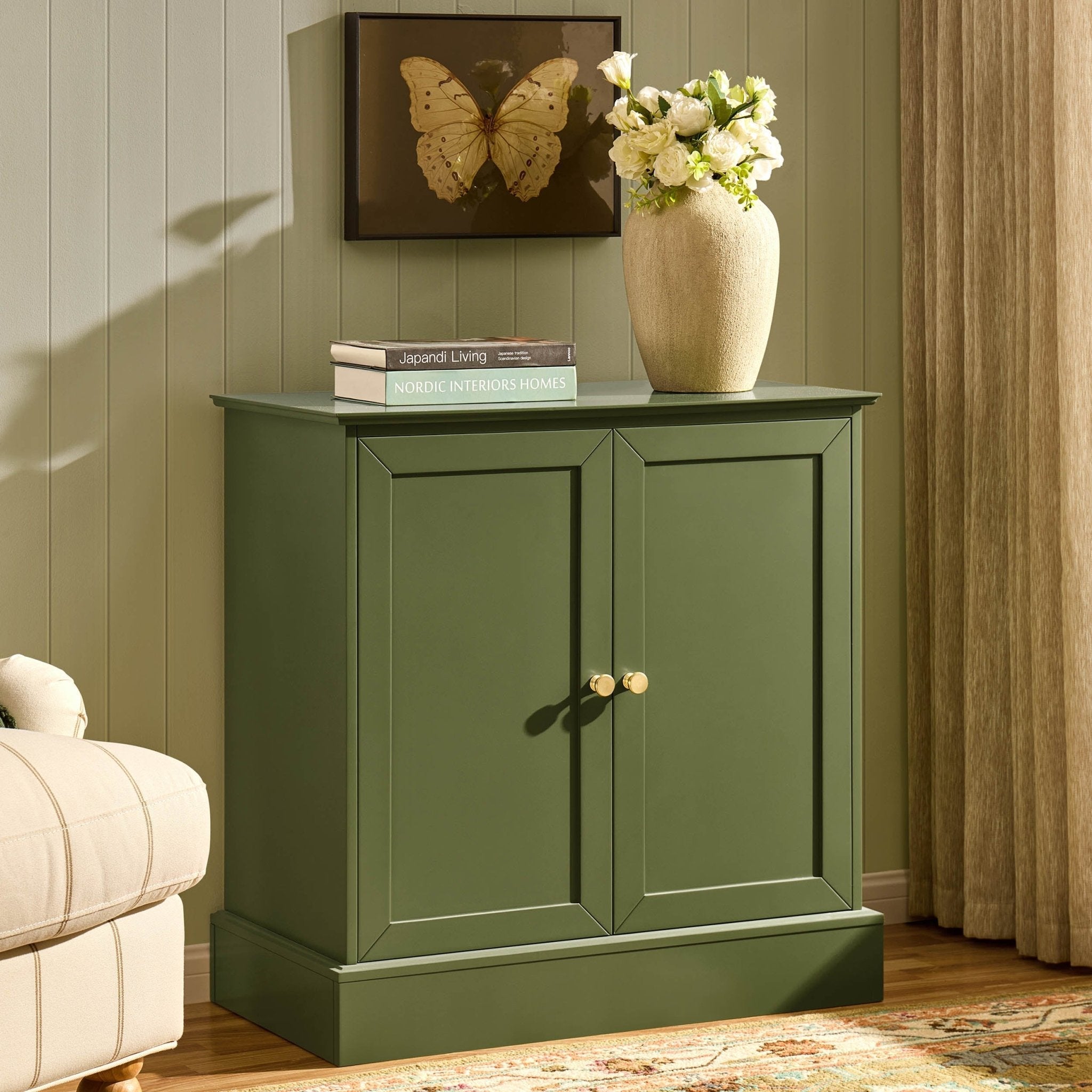 Dusklia - Ruby 2 Door Sideboard - Olive