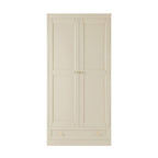 Dusklia - Ruby 2 Door Wardrobe with Drawer - Cream