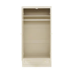 Dusklia - Ruby 2 Door Wardrobe with Drawer - Cream