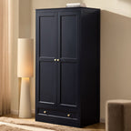 Dusklia - Ruby 2 Door Wardrobe with Drawer - Midnight