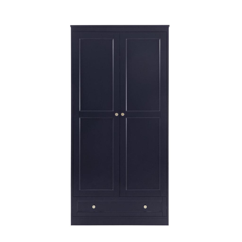 Dusklia - Ruby 2 Door Wardrobe with Drawer - Midnight