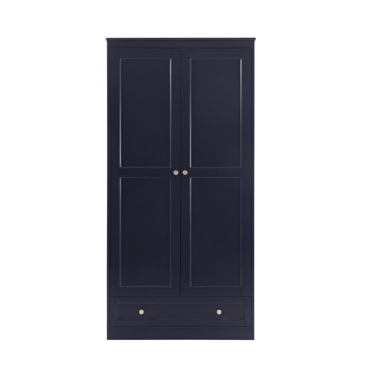 Dusklia - Ruby 2 Door Wardrobe with Drawer - Midnight