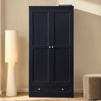 Dusklia - Ruby 2 Door Wardrobe with Drawer - Midnight