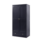 Dusklia - Ruby 2 Door Wardrobe with Drawer - Midnight