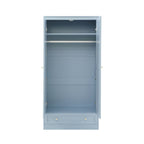 Dusklia - Ruby 2 Door Wardrobe with Drawer - Sky Blue