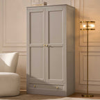Dusklia - Ruby 2 Door Wardrobe with Drawer - Taupe