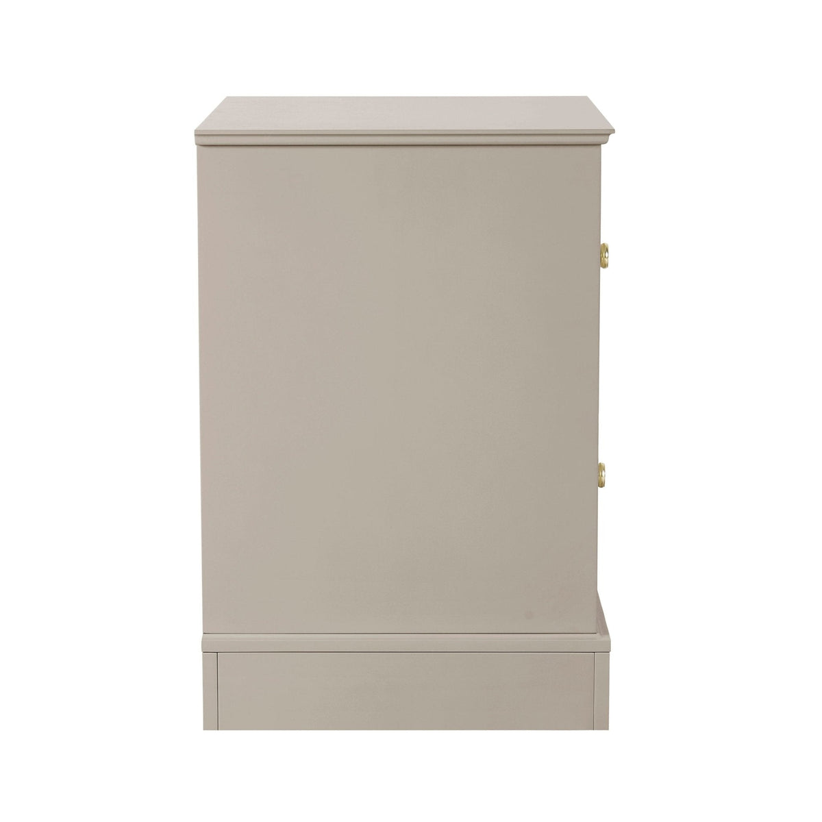 Dusklia - Ruby 2 Drawer Bedside Table - Taupe