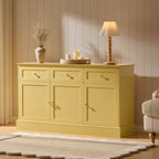 Dusklia - Ruby 3 Door Sideboard with Drawers - Butter
