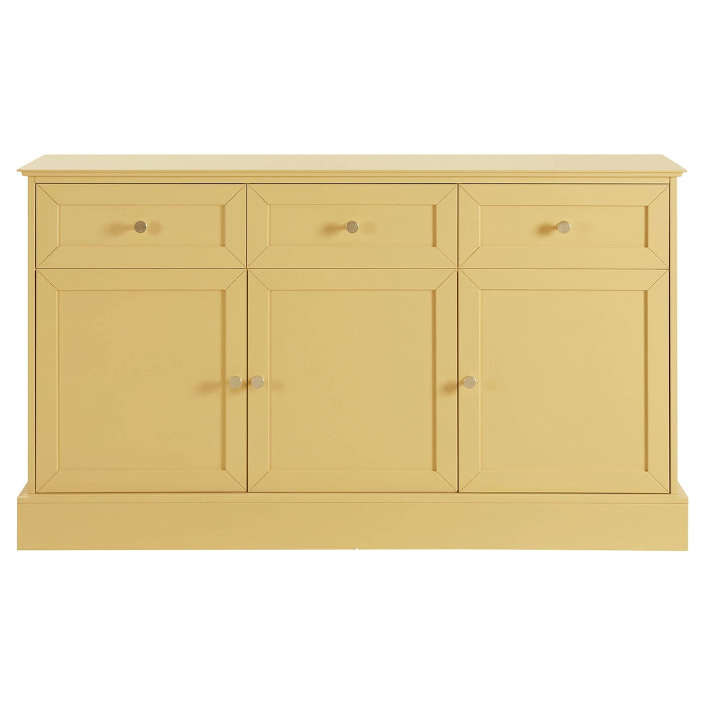 Dusklia - Ruby 3 Door Sideboard with Drawers - Butter