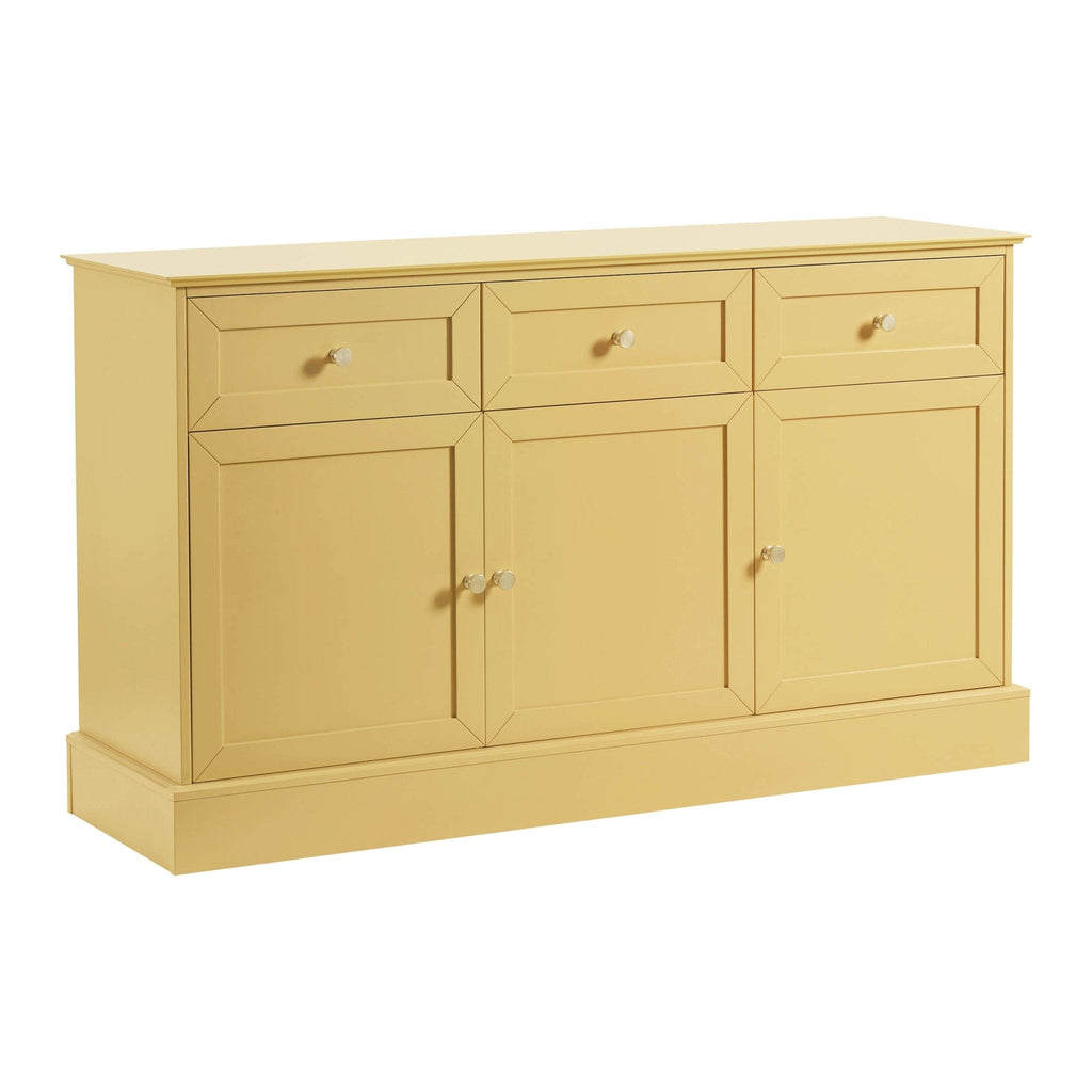 Dusklia - Ruby 3 Door Sideboard with Drawers - Butter